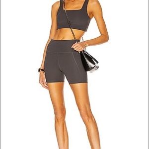 Girlfriend Collective High Rise Run Short Grey Small